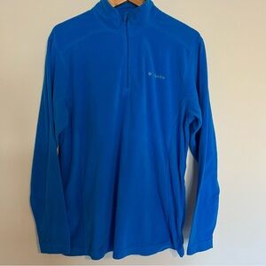 Columbia Size Medium Royal Blue French Quarter Zip Jacket